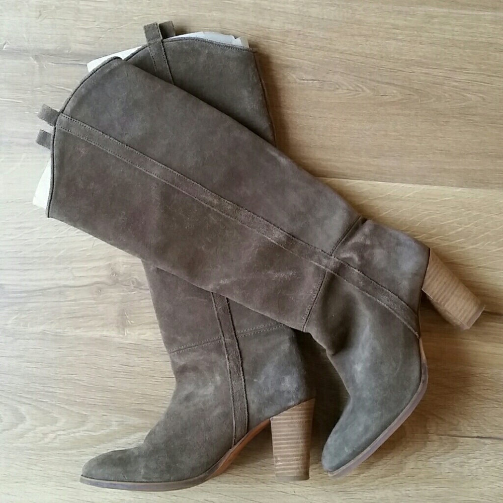 Suade Boots {MAKE AN OFFER!} - Courtney's Closet